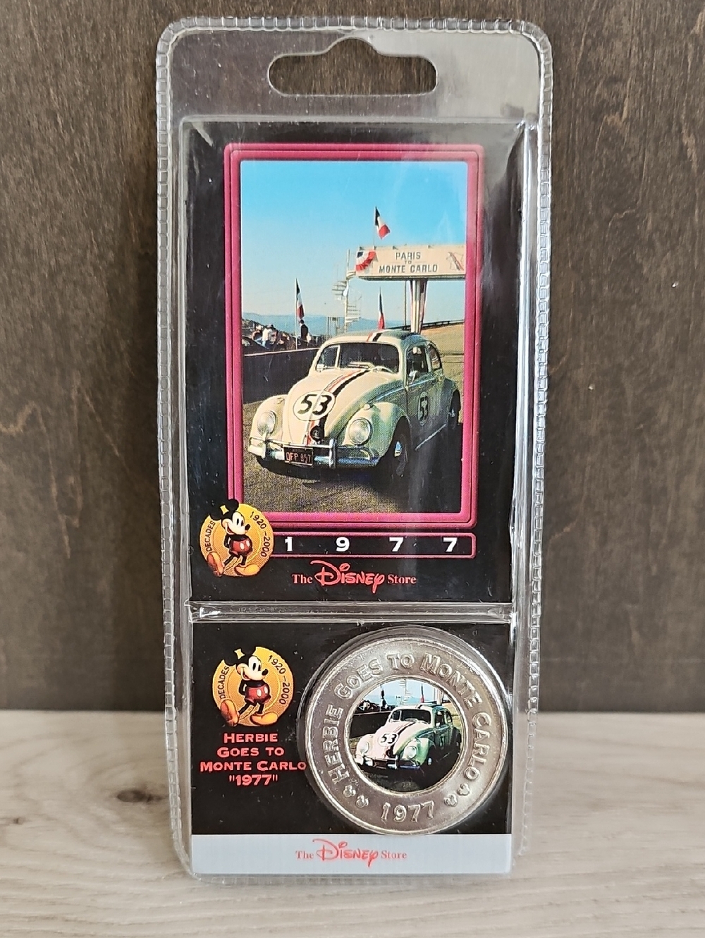 Disney Store Millennium 2000 Herbie Monte Carlo Coin from the Decades Collection